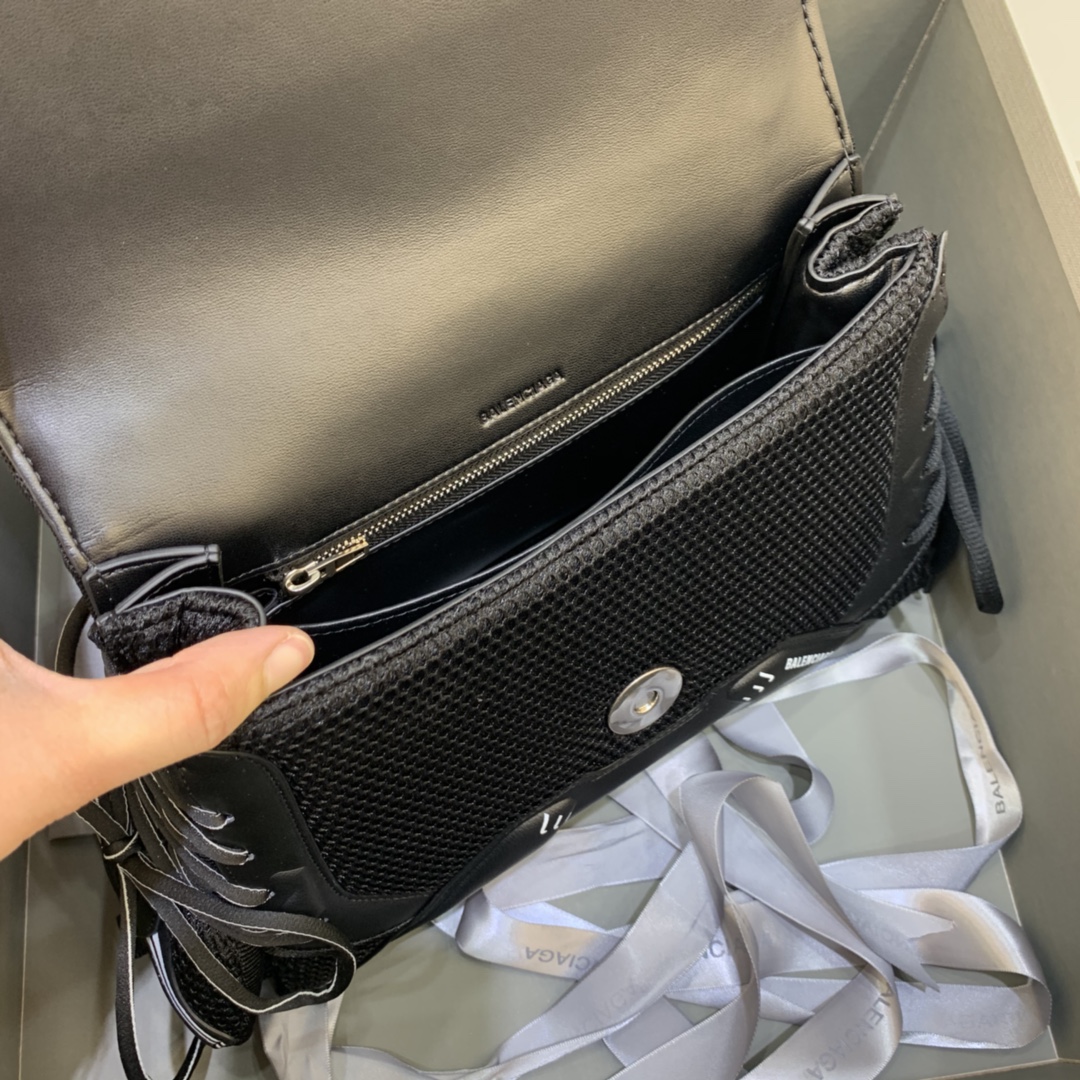 Balenciaga SneakerHead Small Handle Bag Black